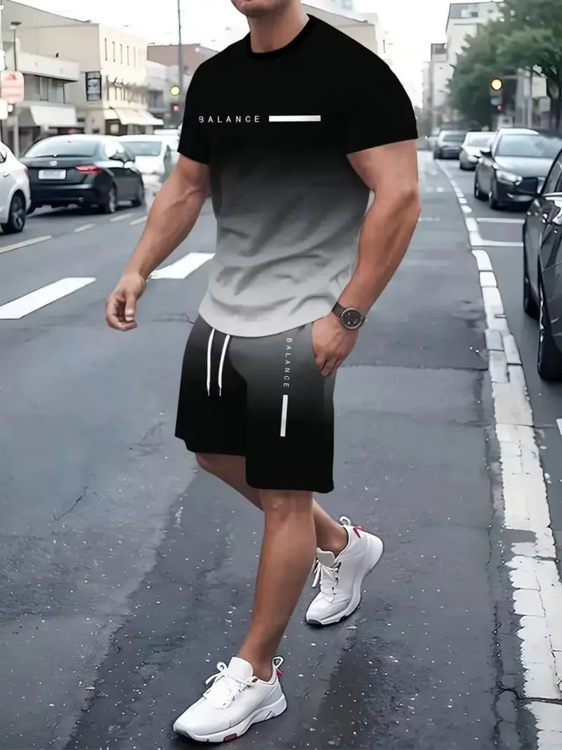 Men's 2-Piece Gradient Set