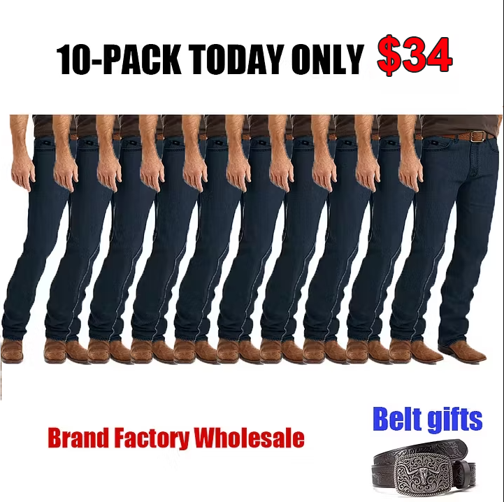 Men's Western Style Cowboy Cut Jeans