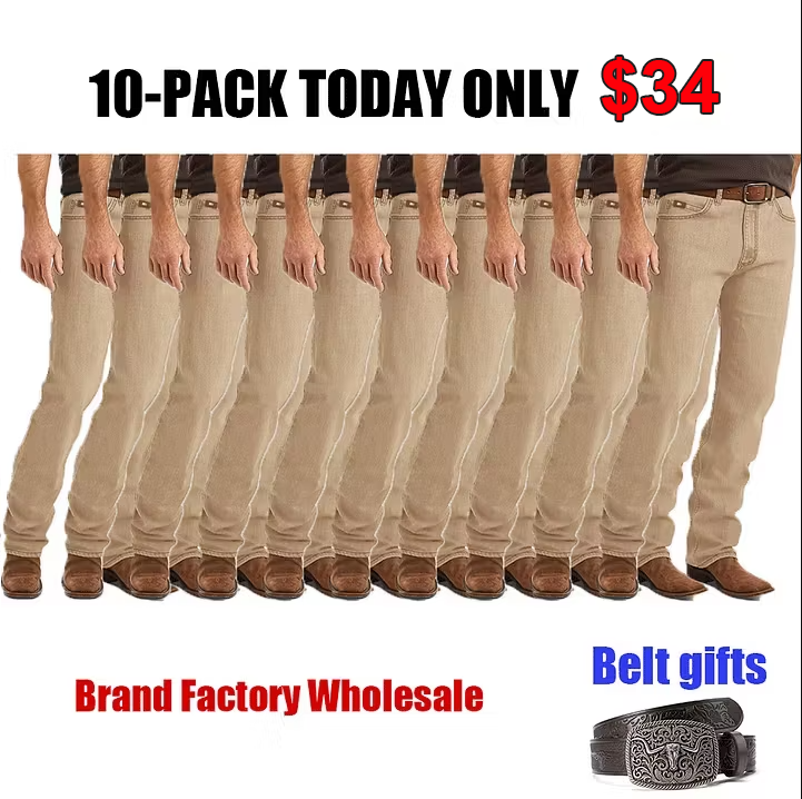 Men's Western Style Cowboy Cut Jeans