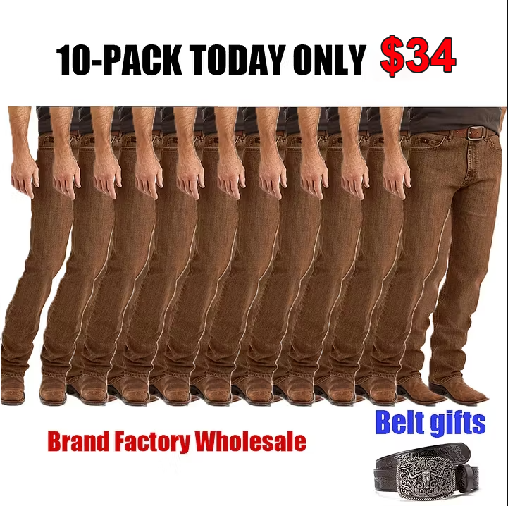 Men's Western Style Cowboy Cut Jeans