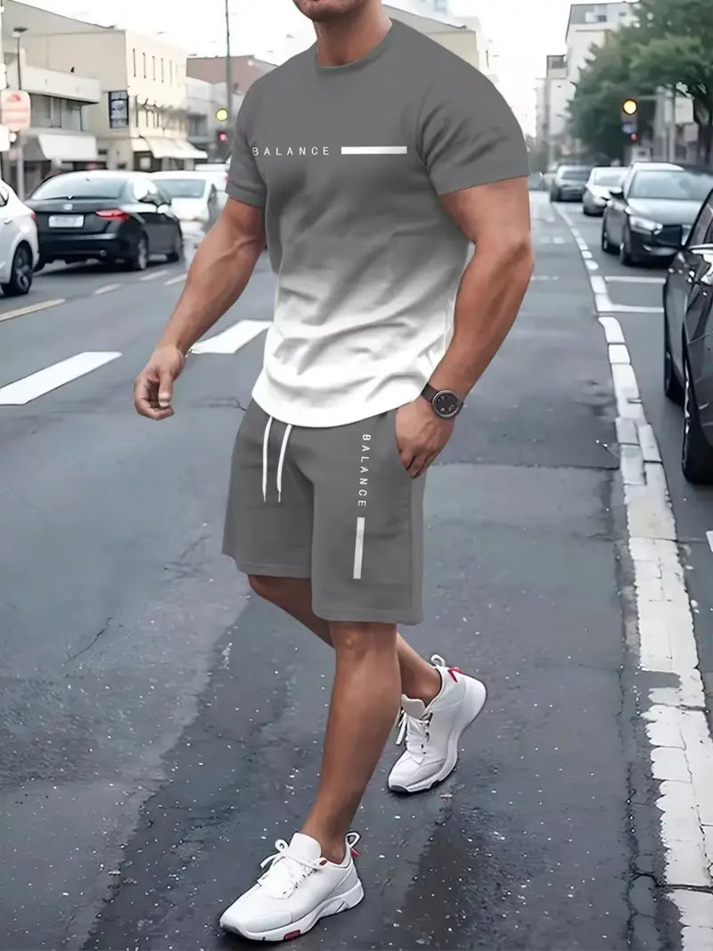 Men's 2-Piece Gradient Set