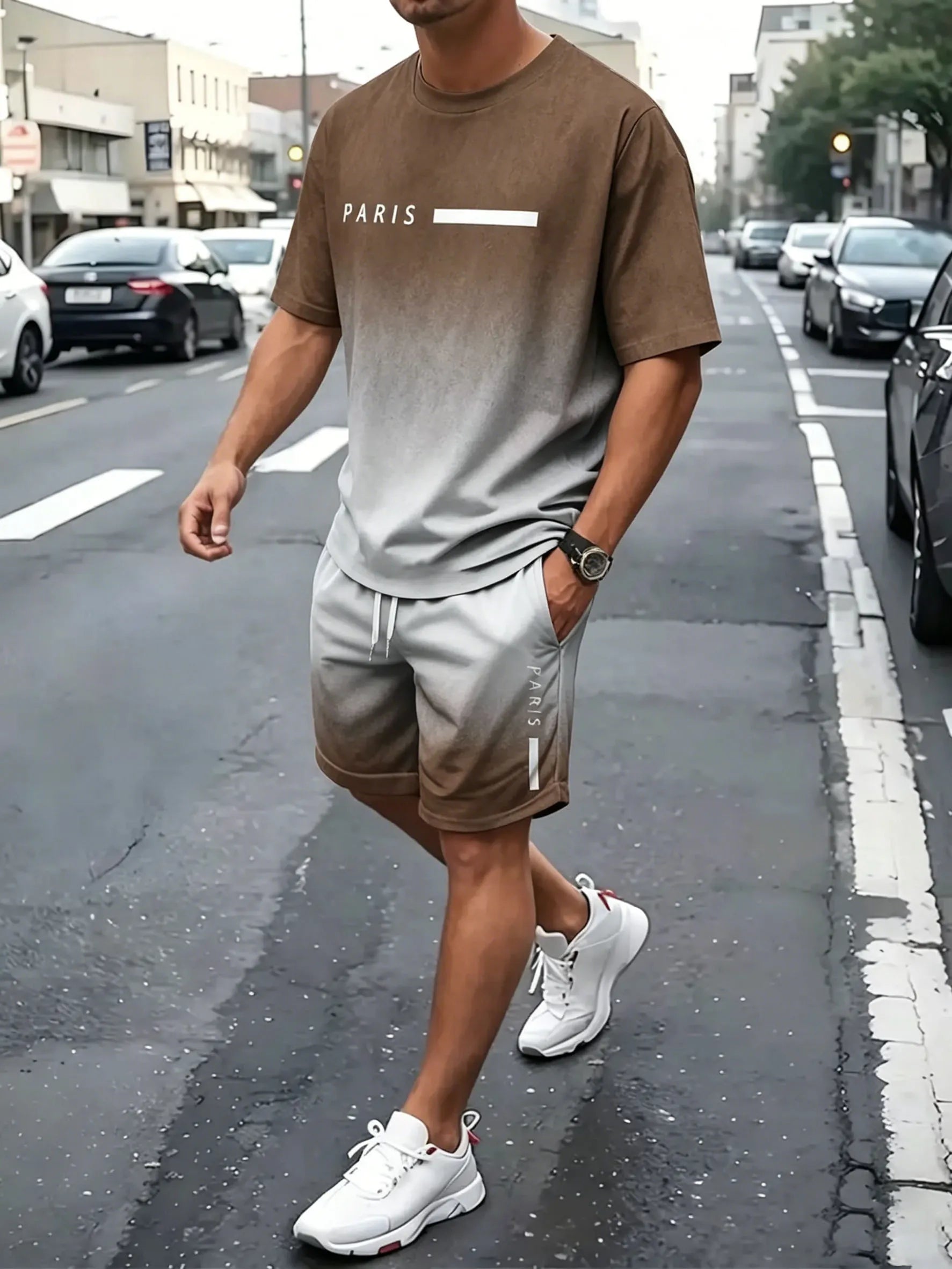 Men's 2-Piece Gradient Set