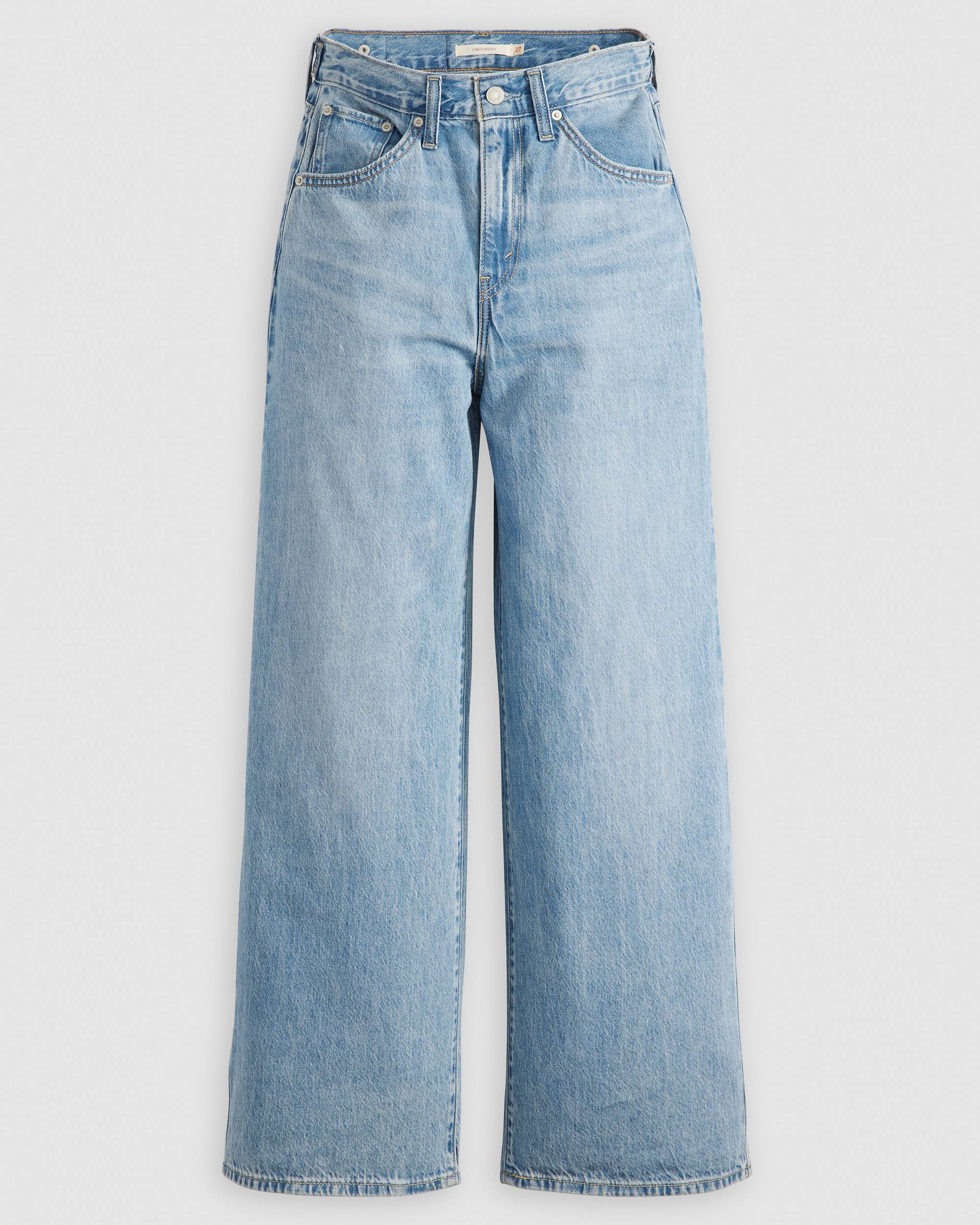Adjustable Womens Cinch Baggy Jeans