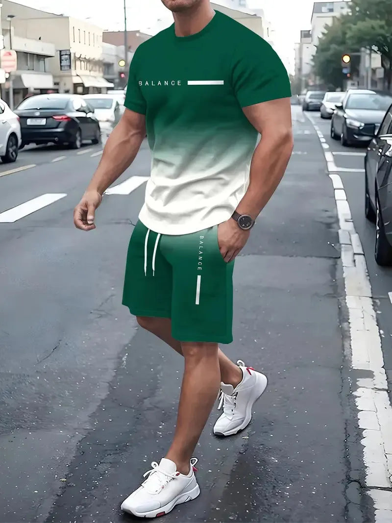 Men's 2-Piece Gradient Set