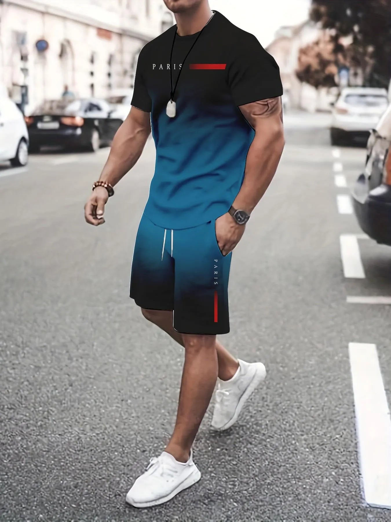 Men's 2-Piece Gradient Set